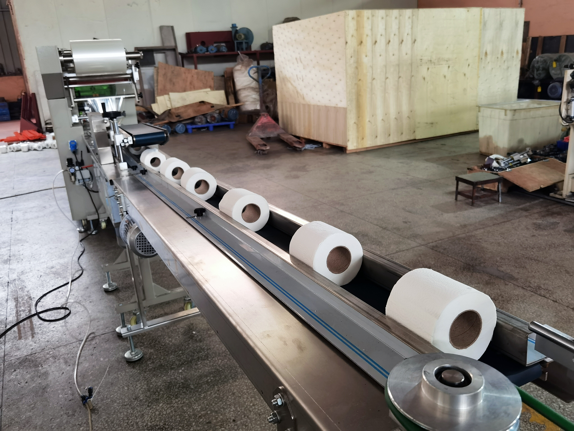 Low Cost Single Roll Toilet Paper Roll Machine Production Line