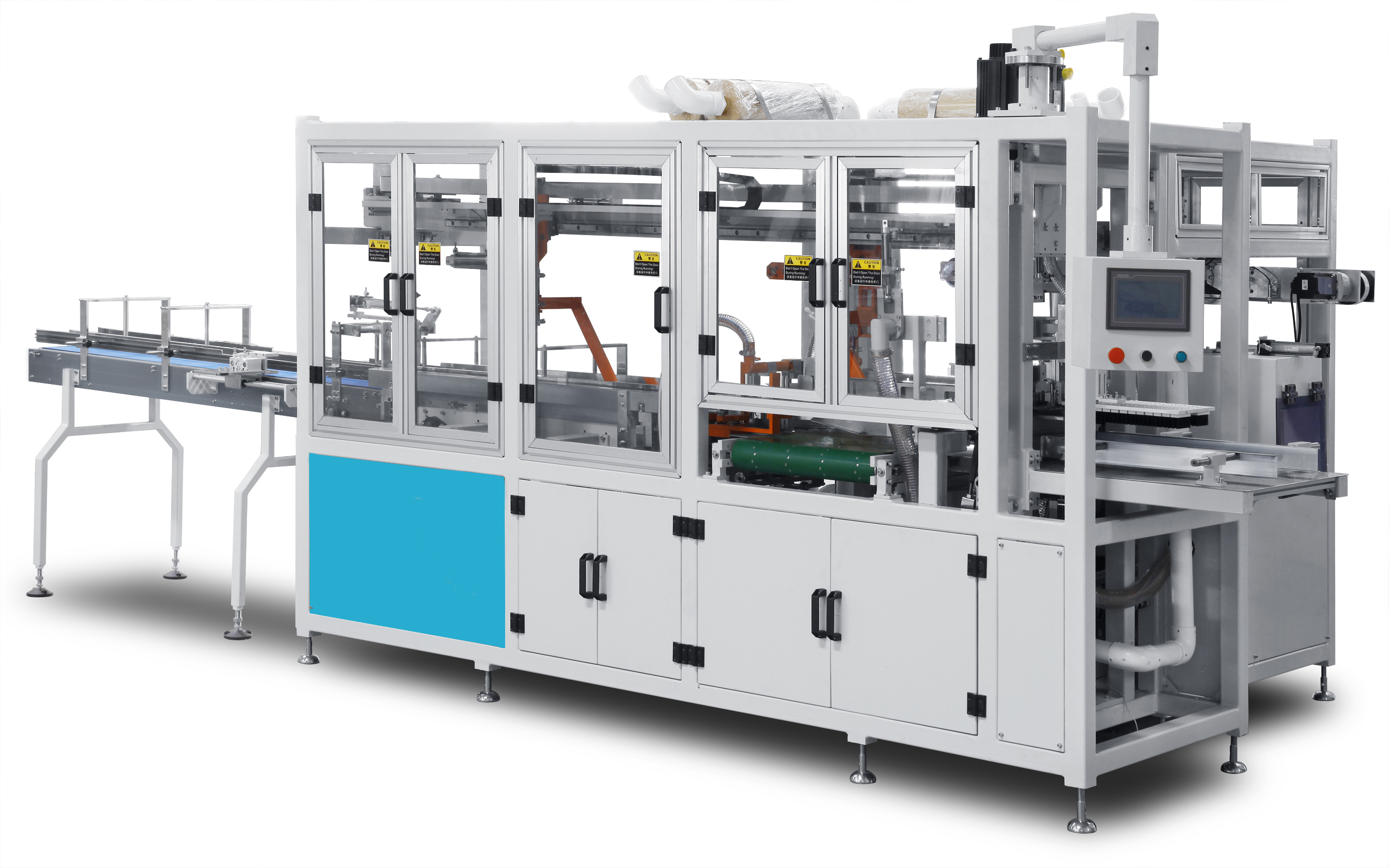 Multi rolls packing machine