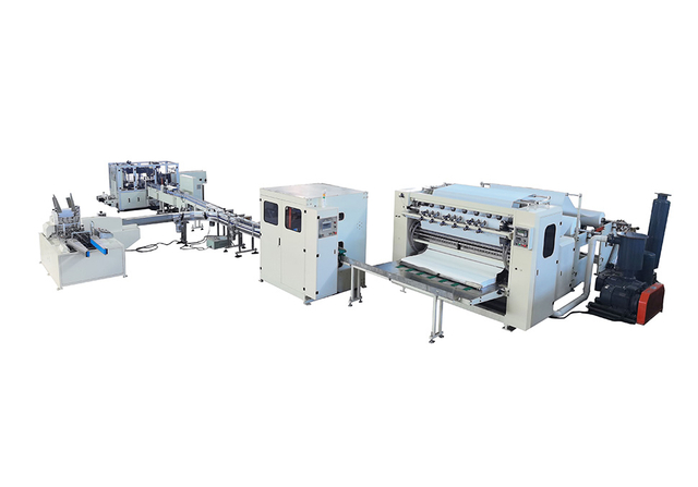 Facial Tissue Carton Box and Bag Production Line