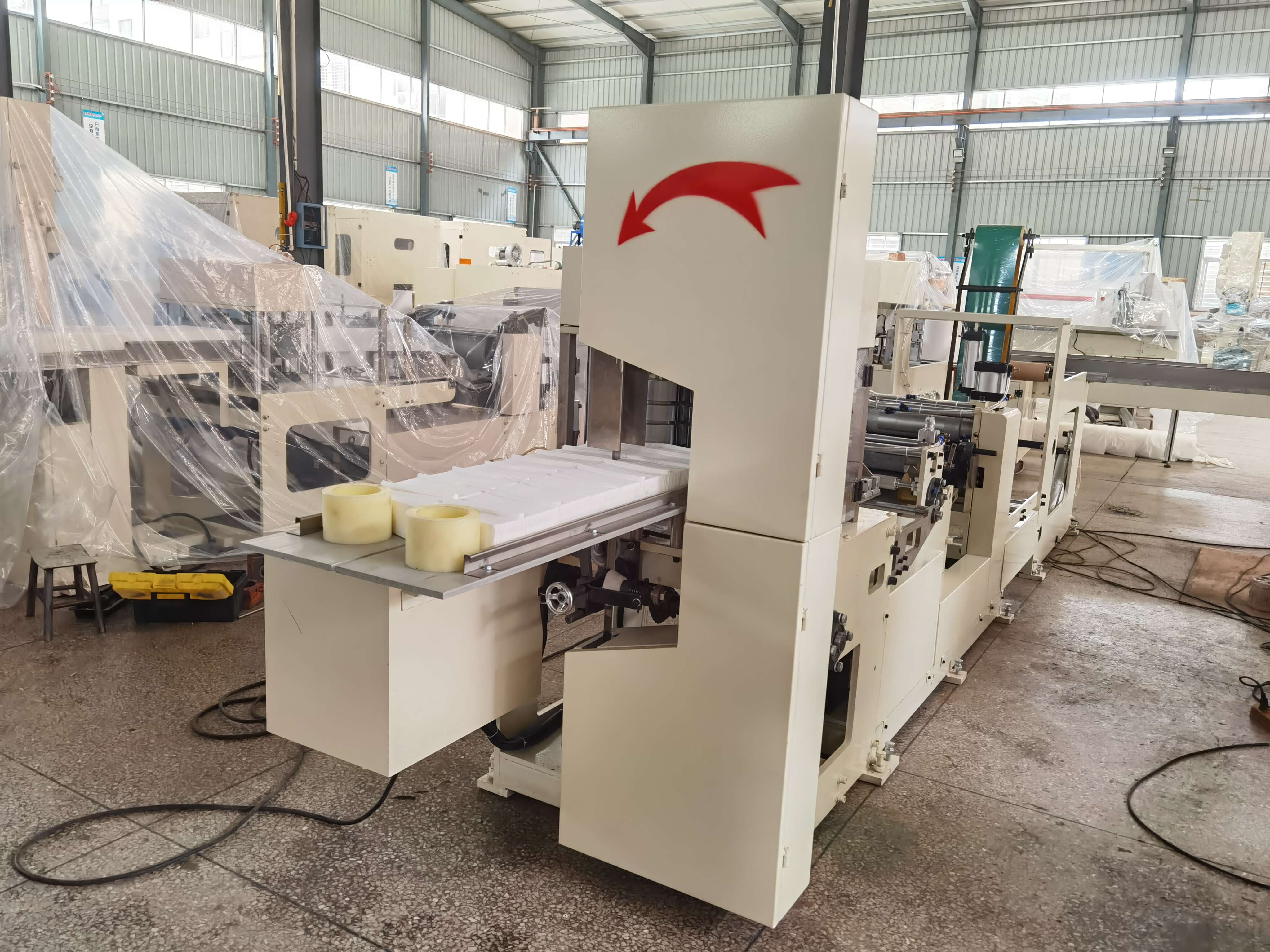 Serviette high speed Pocket Paper Making Machine With CE