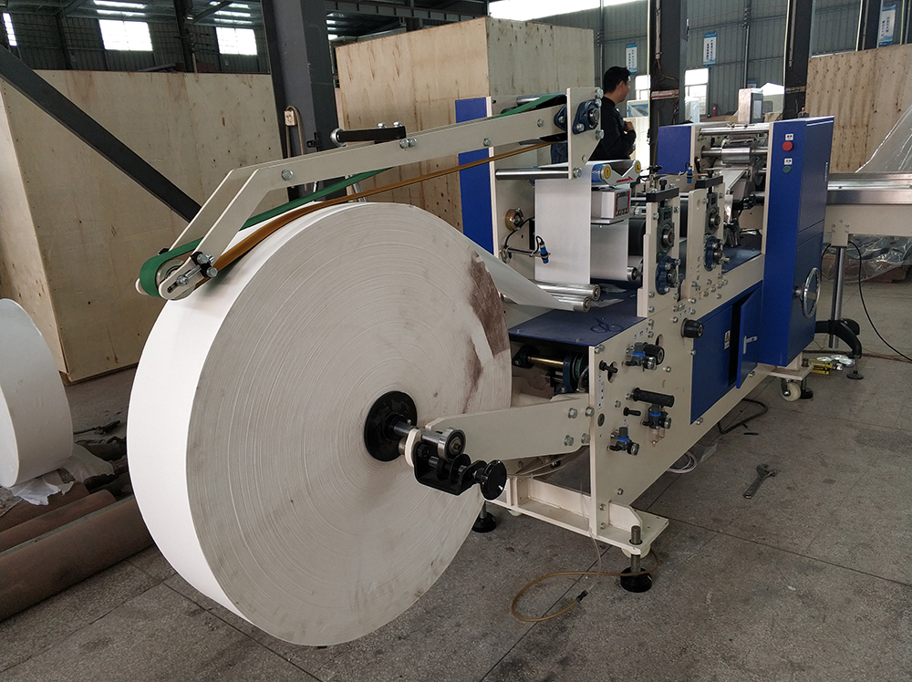 Serviette Clear Pocket Paper Making Machine With CE