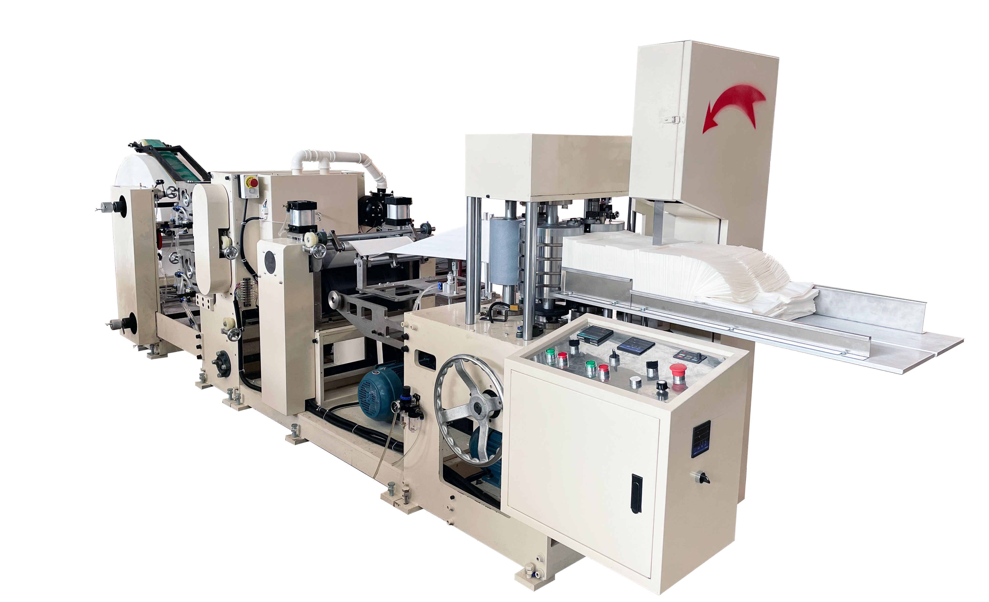 Napkin paper machine