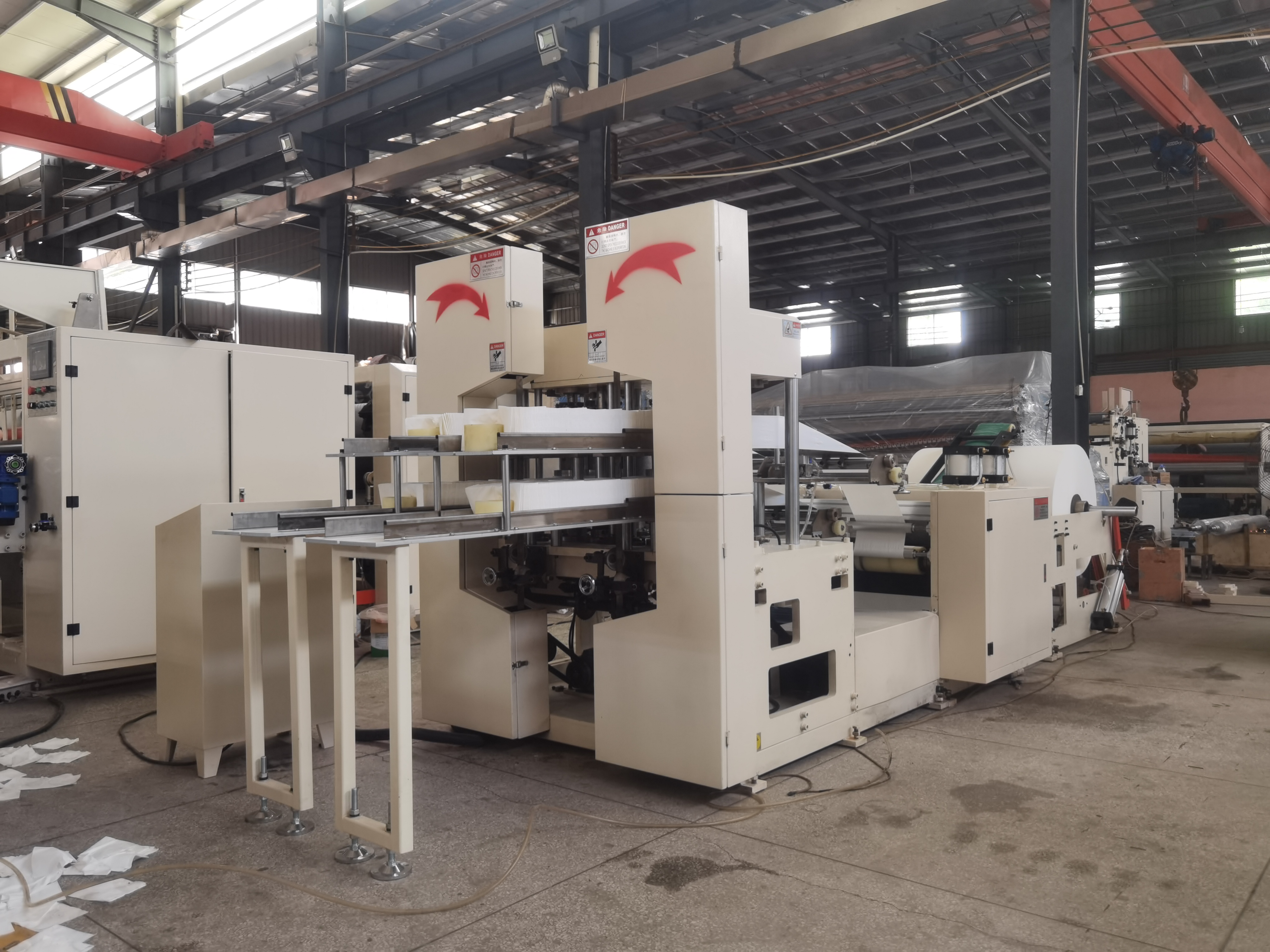 Conveinent 1/4 Fold Napkin Paper Machine