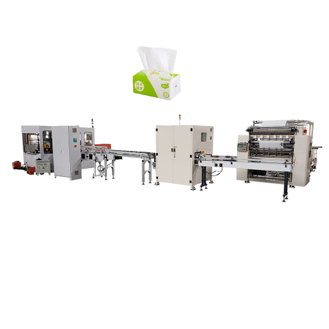 Automatic Soft Facial Tissue Machine Plastic Bag Packing Machine line