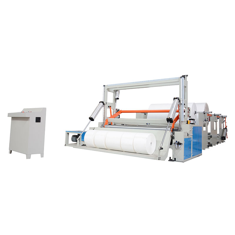 High Speed Tissue Paper Jumbo Roll Cutting Machine 